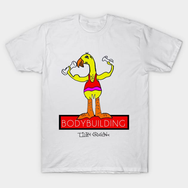 Bodybuilding T-Shirt by Tigredragone